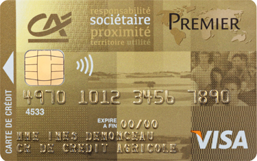 Crédit Agricole Centre France - detail cartes visa premier cartwin societaire